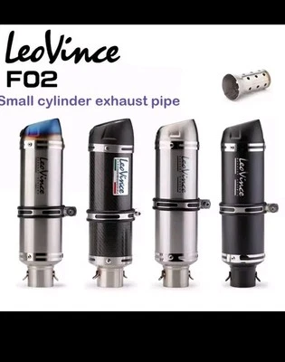 🔥Terminale Universale Per Moto E Scooter Db Killer Removibile Titanio  Carbonio - Immagine 1 di 4