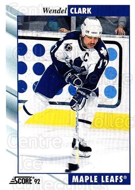 1992-93 Score USA #110 Wendel Clark - Image 1 of 1