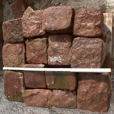 0,5 Qm Cobblestones Natural Stone Paving Stone Sandstone Hofeinfahrt • 41.52£
