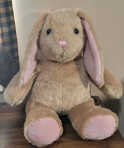 Build A Bear Plush Bunny Rabbit Easter Tan Brown Floppy Ears Soft Stuffed Animal - Picture 1 of 4
