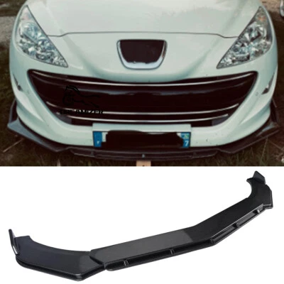 Kit de alerón divisor de barbilla de parachoques delantero de fibra de carbono para Peugeot RCZ 208 308 Foto 1 de 4