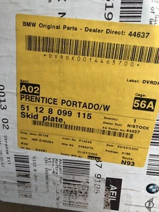 Original BMW X5 G05 X5 30dX 40iX Unterfahrschutz hinten grundiert 51128099115 - Bild 1 von 5