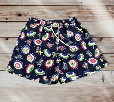 Polo Ralph Lauren Swim Trunks Briefs Bear Umbrella Shorts Size L - Image 1 of 4