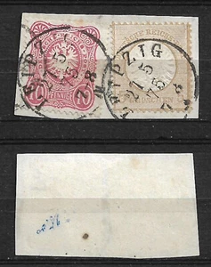 germany reich 1872 - 1875 michel 22 + 33 used - 18/1 - Bild 1 von 1