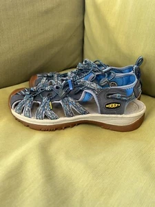 Keen Women Shoe Whisper Size 7 Blue Athletic Sport Sandal Pre Owned - Picture 1 of 7