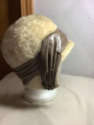 Mystere Jami Exclusives VTG Hat ~ Asymmetrical With Rhinestones ( Few Missing) - Image 1 of 4