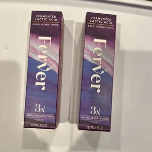 2 Ferver Power Fermented Lactic Acid Exfoliating Tonic for Resurfacing Skin 4oz - Picture 1 of 5