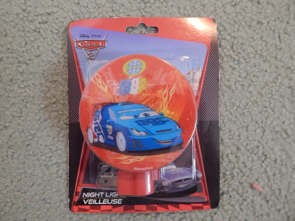 DISNEY CARS 2 - NIGHT LIGHT # 1 - (BRAND NEW NEVER USED) - Image 1 of 1