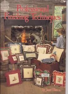 Técnicas de acabado profesional c.1983 - para proyectos de punto de cruz - 37pgs - Imagen 1 de 2