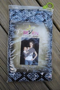 Seven Everyday Baby Sling Size 3 Small Black Magic Pattern NIP - Picture 1 of 5