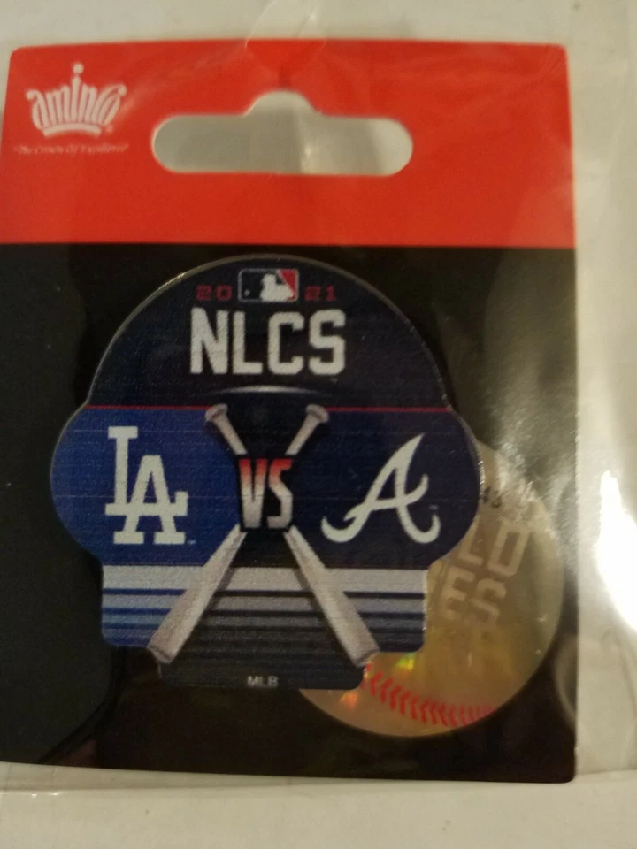Заколка на лацкан Atlanta Braves vs. LA Dodgers NLCS 2021 - Изображение 1 из 1