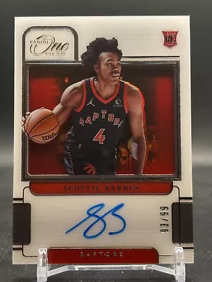 2021-22 Scottie Barnes One And One RC Rookie Auto /99 SP #RA-SCB - Image 1 of 3