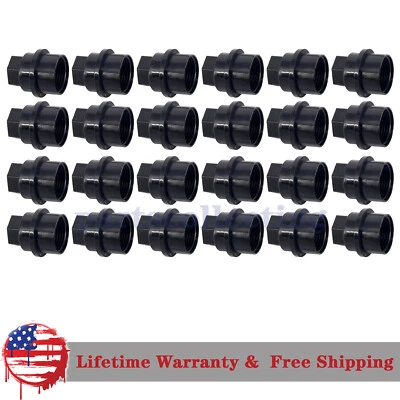 24X Wheel Lug Nut Covers Cap 15646250 Fits Chevy Silverado Tahoe GMC 1500 Sierra - Imagem 1 de 4