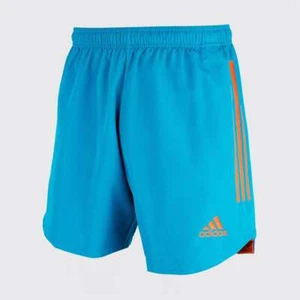 Para hombre Adidas Condivo 20 Primeblue Fútbol Corto Azul Agudo/Naranja Verdadero Nuevo con Etiquetas - Imagen 1 de 3