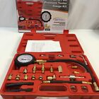 Betooll Red Black 140 PSI Fuel Injector Pressure Tester Car Tool Guage Kit