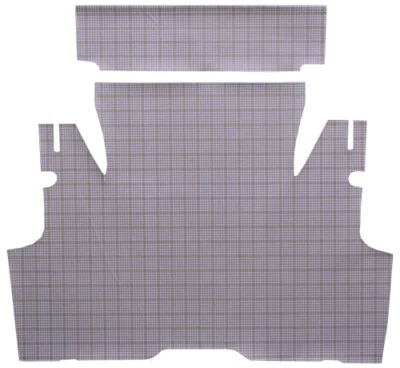 1955-1956 Ford Thunderbird Convertible Trunk Mat Fleece Large Plaid 11272 Foto 1 de 3
