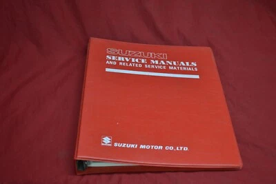 Manual de reparación de servicio de taller de fábrica Suzuki TS125 con carpeta * excelente forma Foto 1 de 4