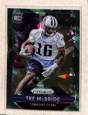 2015 Panini Prizm #294 Tre McBride Green Crystal Prizm RC /75 NM - Image 1 of 2