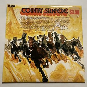 Country Stampede Various Artists Vinyl Record 12” 33 RPM SP-100 RCA Victor 1972