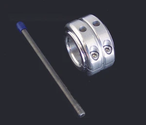 MODQUAD AXLE LOCKING NUT - DOUBLE (SILVER) PART# AX1-3 NEW - Picture 1 of 1