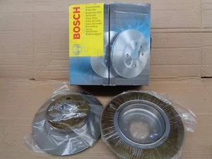 NEW GENUINE BOSCH 0986479306 REAR BRAKE DISCS PAIR BMW 1 3 SERIES 3421403172 (2) - Picture 1 of 3