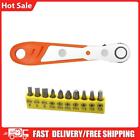 Two-Way Multifunctional Right-angle Ratchet Wrench Spanner Screwdriver Bits Set