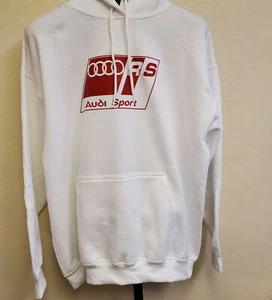Audi Sport Hoodie weiß/rot Port&Company Größe 2XL - Bild 1 von 3