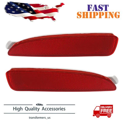 1 par de reflectores de parachoques trasero izquierdo y derecho aptos para Mazda 3 Sport 2017-2018 Foto 1 de 4