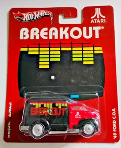 2012 HOT WHEELS POP CULTURE ATARI BREAKOUT '49 FORD C.O.E. REAL RIDERS - Picture 1 of 3