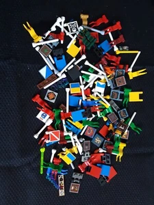 Vintage Lego Flag And Accessory Lot - Picture 1 of 5