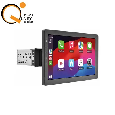 Phonocar VM 053 Monitor 10" 1DIN Autoradio Android Apple WiFi DAB+ Antenna VM053 - Immagine 1 di 4