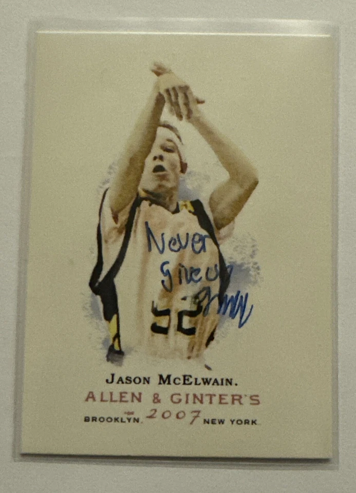 2007 Topps Allen & Ginter's Jason McElwain #339 Rookie RC Auto Signed Autograph - Image 1 of 1