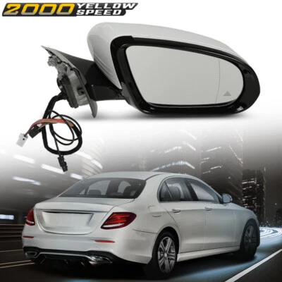 Side Right  Mirror Passenger Side Fit For 16-20 Mercedes Benz W213 E class E300  - Image 1 of 4