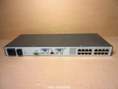HP EO1013 CAT5 16 port KVM Server Console Switch 396631-001 EXCL CABLES - Bild 1 von 2