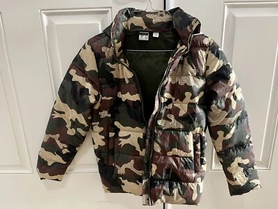 PUMA SE RN 62200 Niños Talla Mediana Camuflaje Chaqueta de Invierno ¡con Sudadera con Capucha Desmontable! Foto 1 de 4