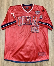 Vintage Fubu Nfl Nba Athletics Jersey Xl 1992 Usa Red White Blue 1 Shirt