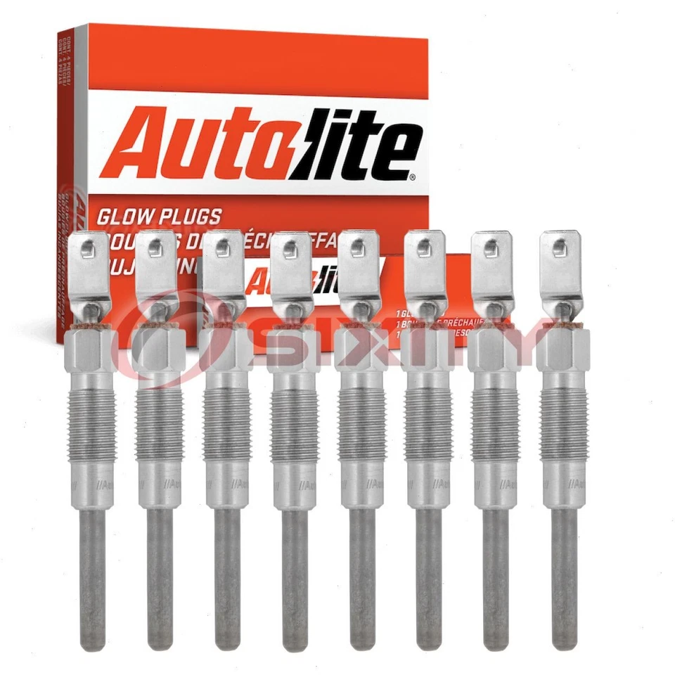 8 pc Autolite Diesel Glow Plugs for 1980-1983 Oldsmobile Cutlass Cruiser st - Image 1 of 4