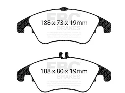 For 2012-2016 Mercedes SLK350 Brake Pad Set Front EBC 73168KXZC 2013 2014 2015 - Image 1 of 4