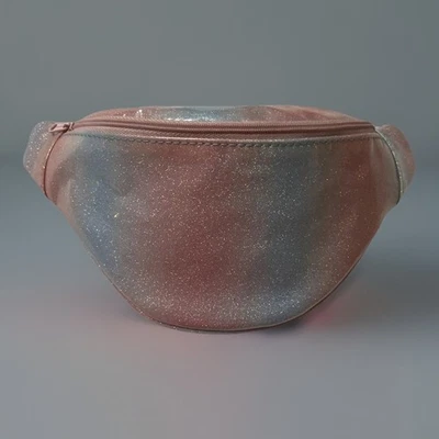 Crew Cuts Girls Sparkling Pink & Blue Fanny Pack One Size - Image 1 of 4