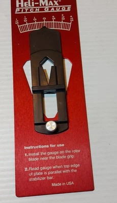 Medidor de paso universal Helimax, HMXR4850 usado Foto 1 de 3