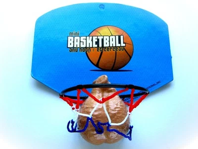 Hairy Realistic Latex Testicles Balls Nuts Male Gonads Basketballs Basket Balls - Image 1 of 4