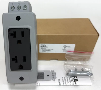 Automation Direct FA-REC2 15A 125V Din Rail &Wall Mount Duplex Receptacle Outlet - Image 1 of 4