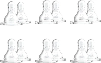 Dr. Brown's Originals, Nivel 2 (3m+) y Nivel 3 (6m+), Paquete de 6 de cada uno, 12 unidades Foto 1 de 4