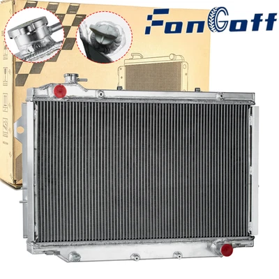 3 Rows Aluminum Radiator Fit 1990-1998 Toyota Land Cruiser LX450 FJ80R FZJ80R MT - Image 1 of 4