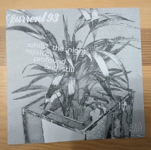 CURRENT 93  6" clear flexi WHILST THE NIGHT.. Russian RARE - Image 1 of 1