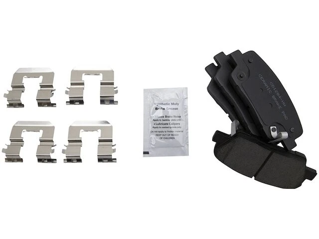 Rear Brake Pad Set For 2009 Kia Borrego MB439FN Ceramic Brake Pads - Imagem 1 de 1