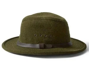 Sombrero Empacador de Lana Filson 11060025 HECHO EN EE. UU. Verde Bosque Mackinaw Oliva Cálido CC - Imagen 1 de 6