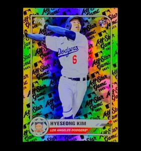HYESEONG KIM ROOKIE RARE LOGOFRACTOR REFRACTOR RAINBOW Holo Topps 2025 - DODGERS - Picture 1 of 5
