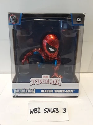 Figura clásica de Spiderman figuras de metal de Marvel Jada Toys M261. 4" Nuevo Precintado Foto 1 de 4