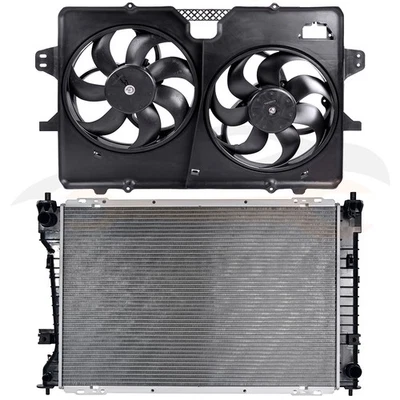 Radiator Cooling Fan Kit For 2008-2012 Ford Escape 2009-2011 Mercury Mariner - Image 1 of 4
